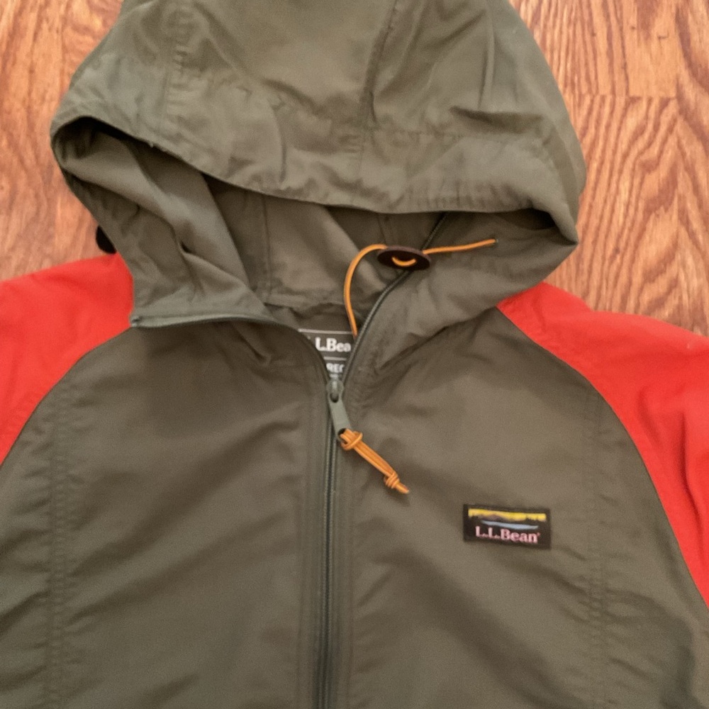 L.L. Bean Mountain Classic Multi-Color Hooded Anorak - Picture 9 of 16